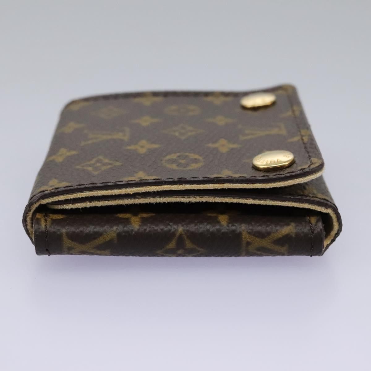 Louis Vuitton Jewelry Case Brown Canvas Wallet (Pre-Owned) Size ONE SIZE - 4 Thumbnail
