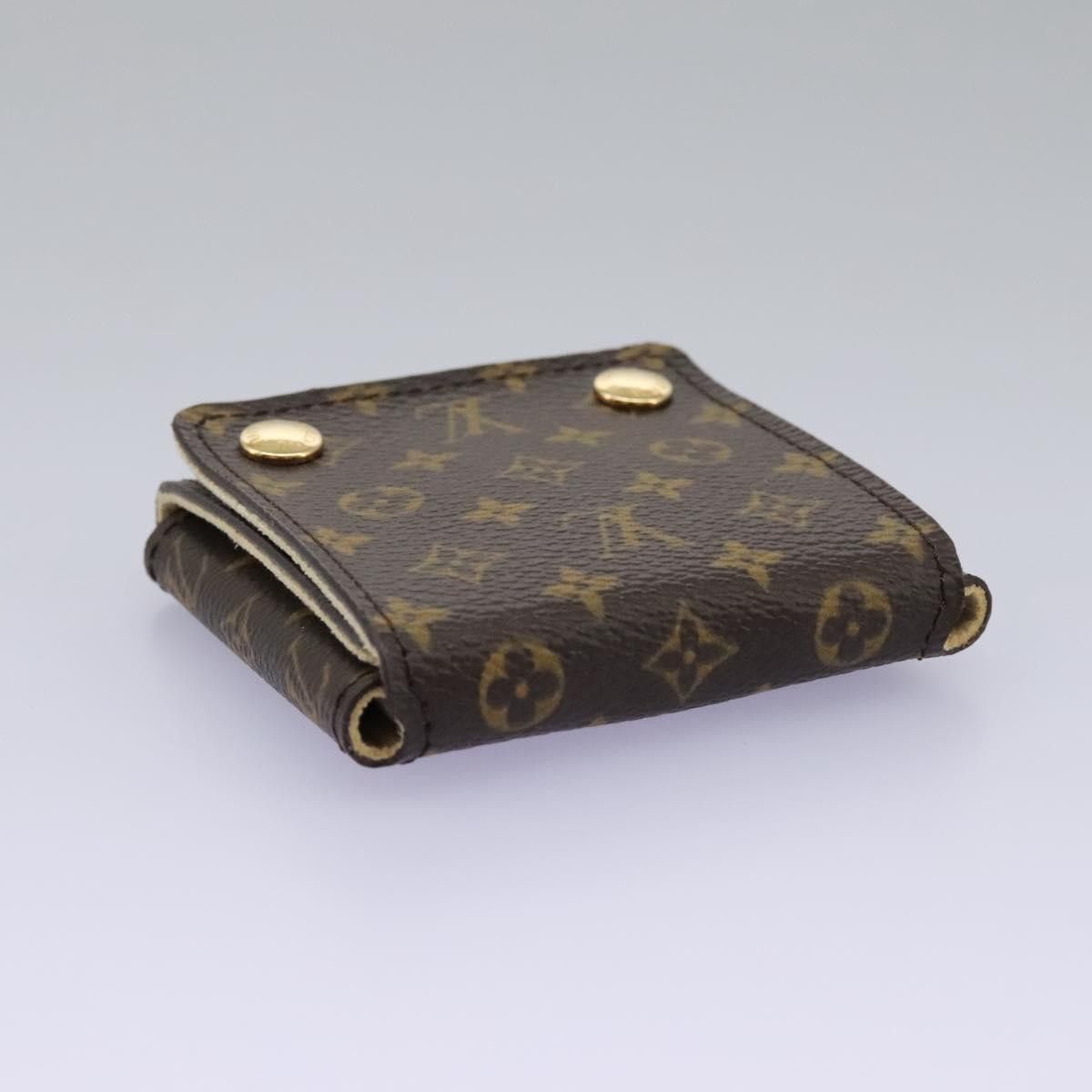 Louis Vuitton Jewelry Case Brown Canvas Wallet (Pre-Owned) Size ONE SIZE - 6 Thumbnail