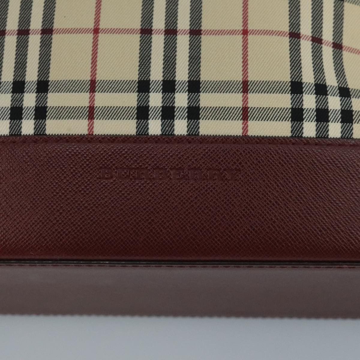 Burberry Nova Check Beige Canvas Tote Bag (Pre-Owned) Size ONE SIZE - 18 Thumbnail