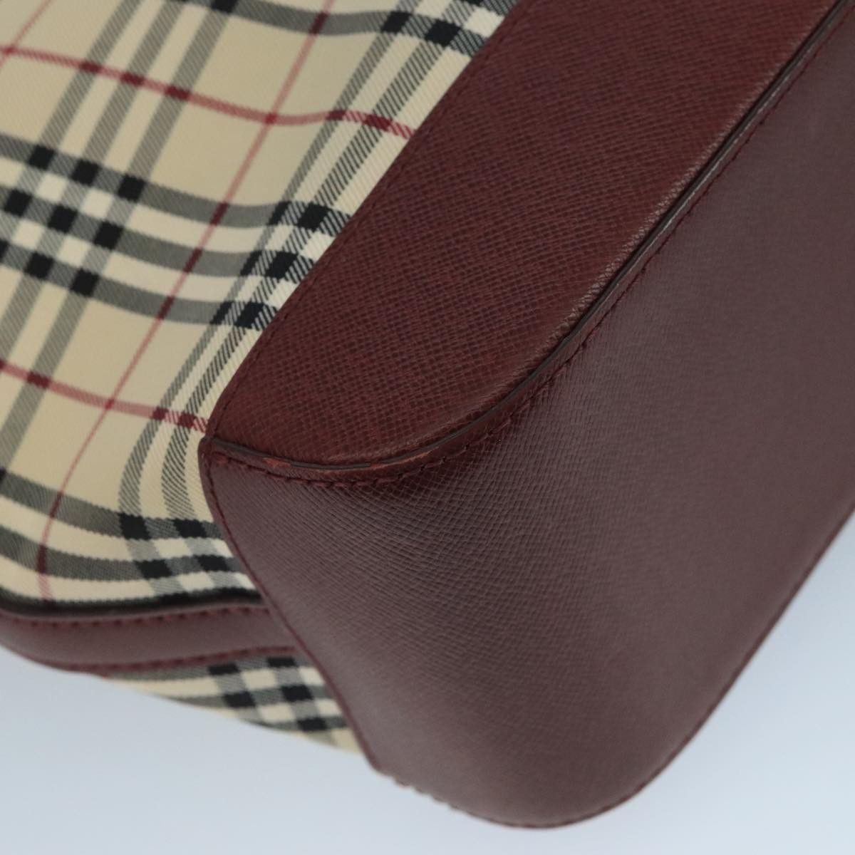Burberry Nova Check Beige Canvas Tote Bag (Pre-Owned) Size ONE SIZE - 10 Thumbnail