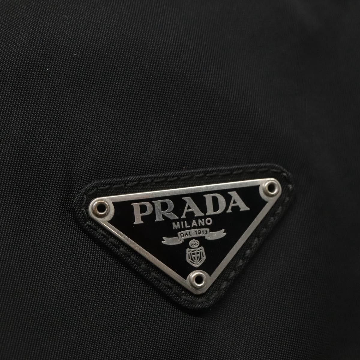 Prada Vela Black Synthetic Shoulder Bag (Pre-Owned) Size ONE SIZE - 14 Thumbnail