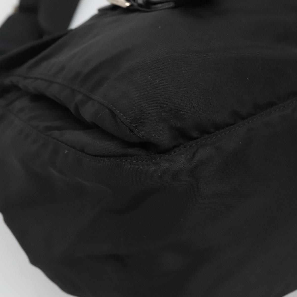 Prada Vela Black Synthetic Shoulder Bag (Pre-Owned) Size ONE SIZE - 11 Thumbnail