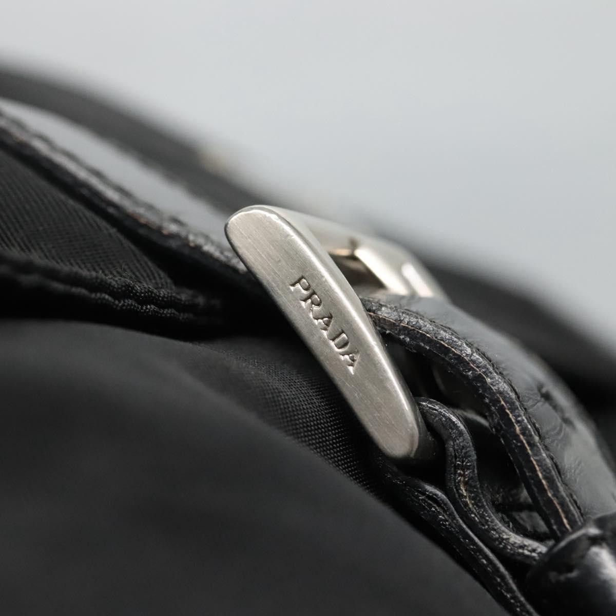 Prada Vela Black Synthetic Shoulder Bag (Pre-Owned) Size ONE SIZE - 16 Thumbnail