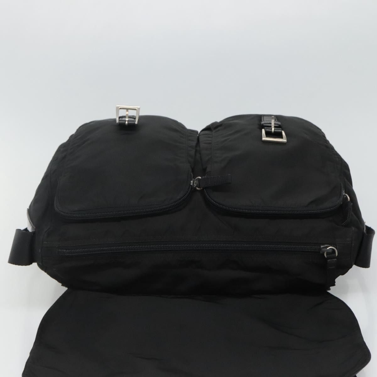 Prada Vela Black Synthetic Shoulder Bag (Pre-Owned) Size ONE SIZE - 17 Thumbnail
