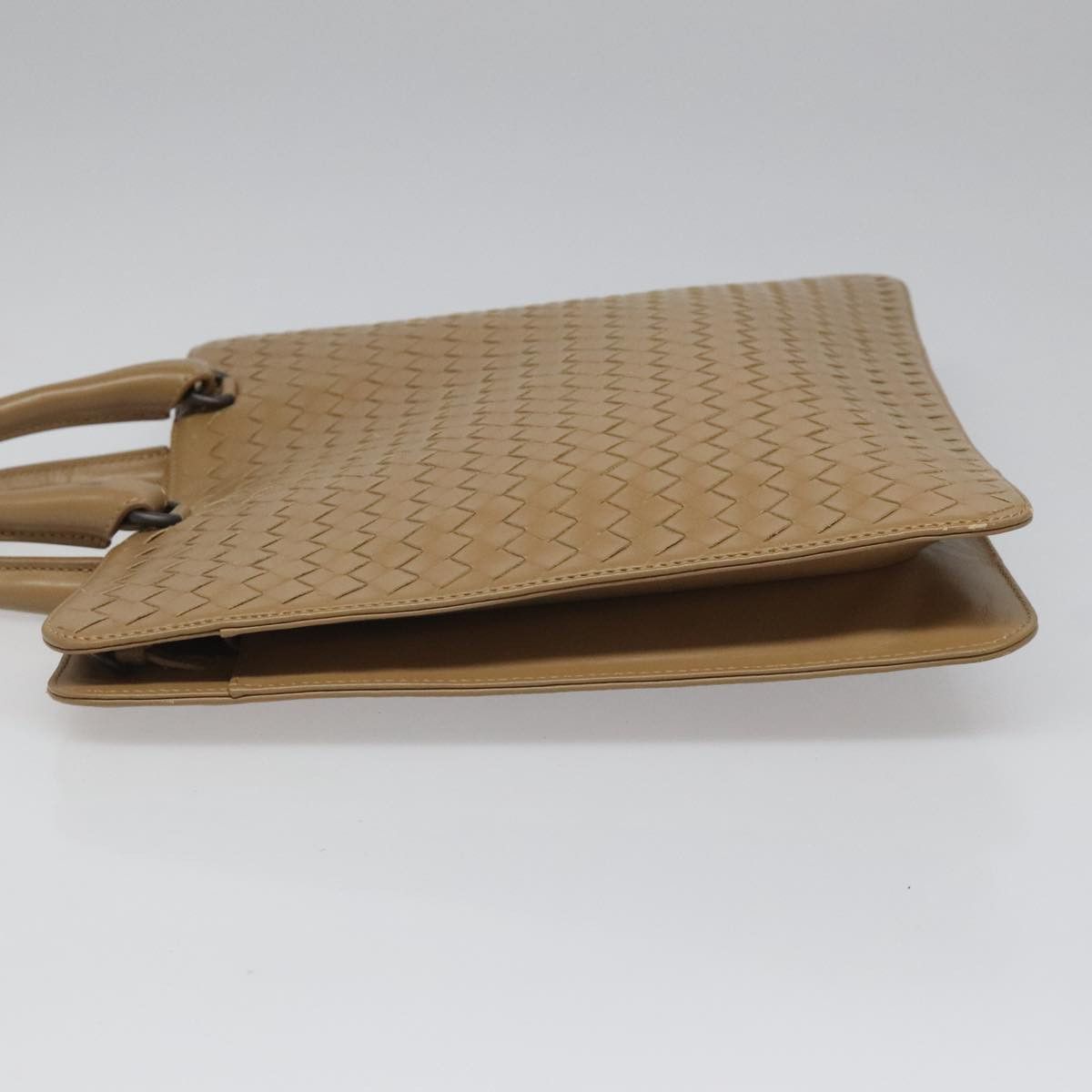 Bottega Veneta Intrecciato Beige Leather Briefcase Bag (Pre-Owned) Size ONE SIZE - 4 Thumbnail