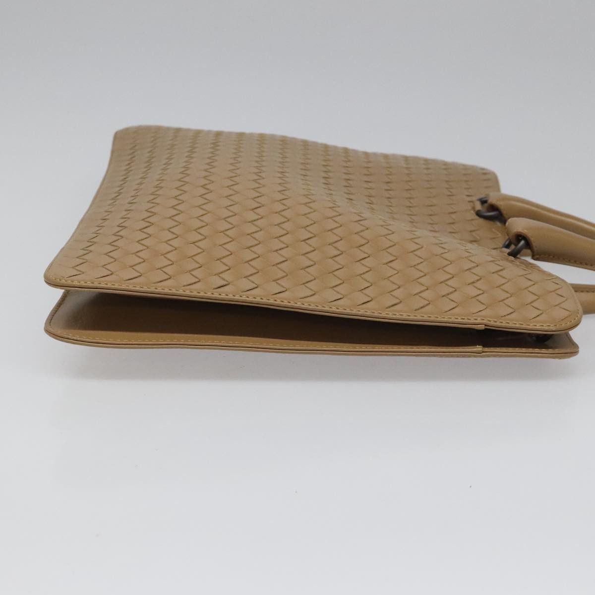 Bottega Veneta Intrecciato Beige Leather Briefcase Bag (Pre-Owned) Size ONE SIZE - 3 Thumbnail