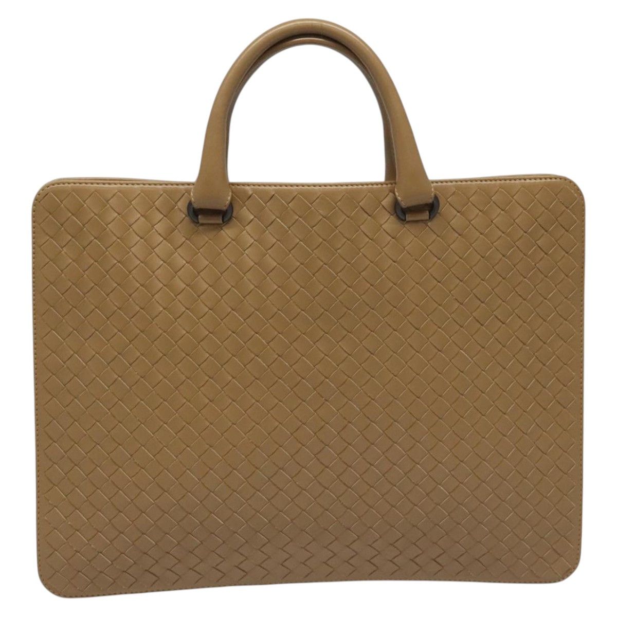 Bottega Veneta Intrecciato Beige Leather Briefcase Bag (Pre-Owned) Size ONE SIZE - 2 Thumbnail