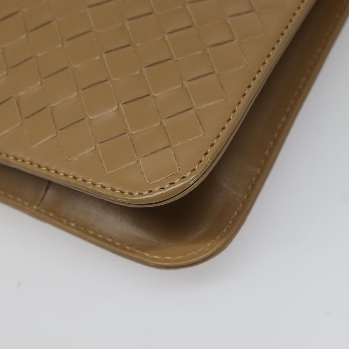 Bottega Veneta Intrecciato Beige Leather Briefcase Bag (Pre-Owned) Size ONE SIZE - 9 Thumbnail