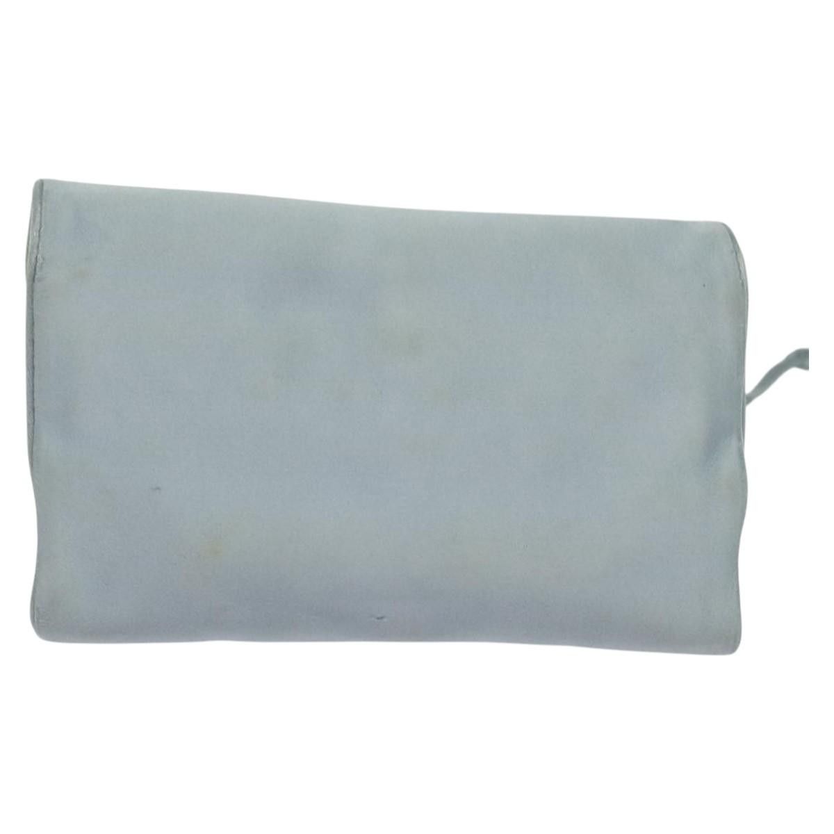 Prada Cosmetic Pouch Turquoise Synthetic Clutch Bag (Pre-Owned) Size ONE SIZE - 2 Thumbnail