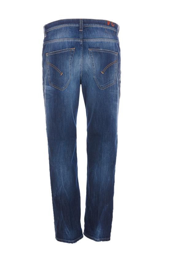 Dondup DONDUP Men Straight Pants UP434 DS0107 HV3800 Blue Size US 31 - 2 Thumbnail