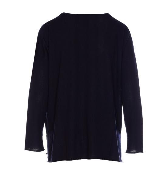 Allude ALLUDE Women Sweater 64013 414 Black Size M / US 6-8 / IT 42-44 - 2 Thumbnail