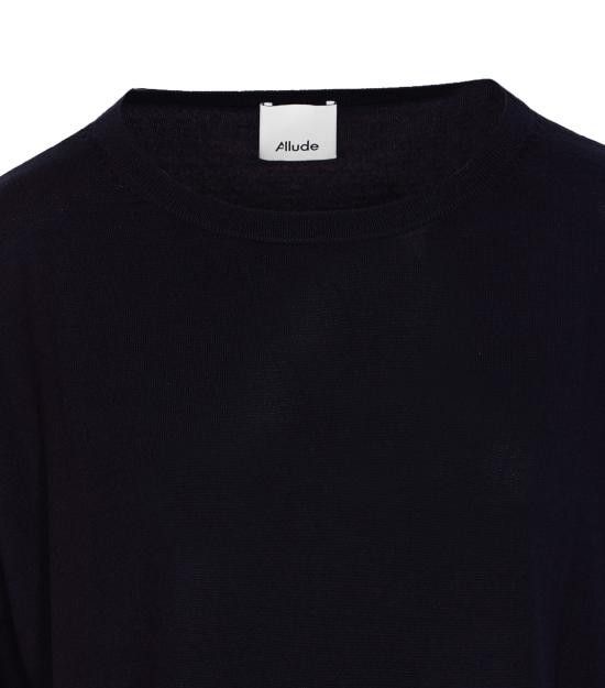 Allude ALLUDE Women Sweater 64013 414 Black Size M / US 6-8 / IT 42-44 - 4 Thumbnail