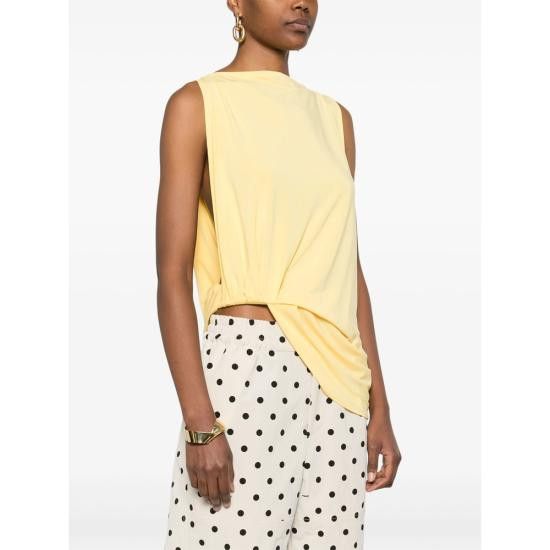 Jacquemus JACQUEMUS Women Tops 251TO122 2381 250 YELLOW Size M / US 6-8 / IT 42-44 - 5 Thumbnail