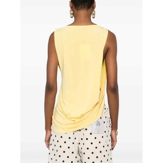 Jacquemus JACQUEMUS Women Tops 251TO122 2381 250 YELLOW Size M / US 6-8 / IT 42-44 - 2 Thumbnail