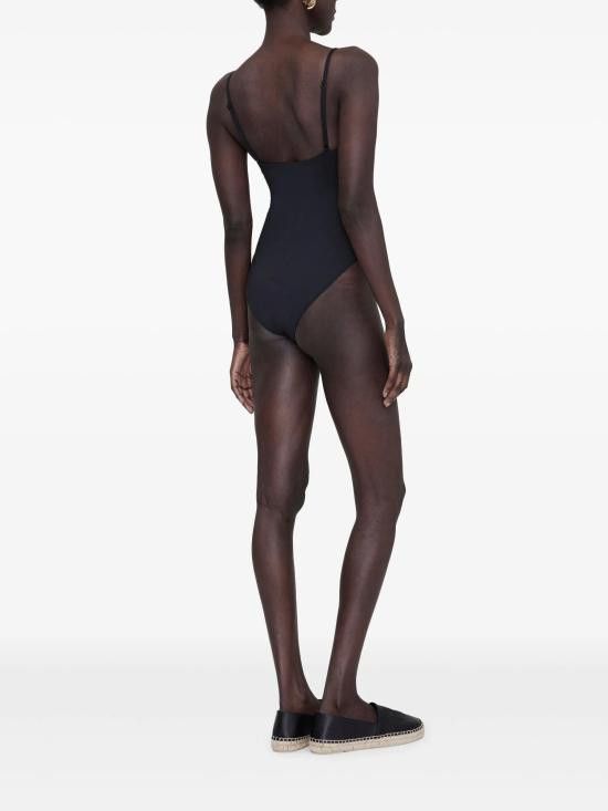 Anine Bing ANINE BING Women Bodysuit Tops A 11 10944 BLK26 Black Size M / US 6-8 / IT 42-44 - 4 Thumbnail