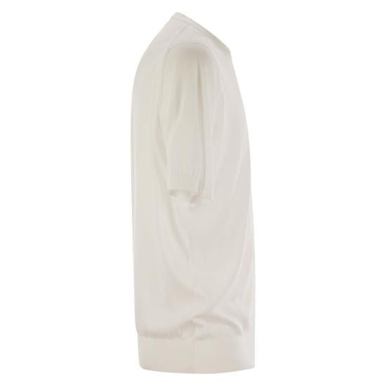 John Smedley JOHN SMEDLEY Men Sweater KEMPTON WHITE Size US XL / EU 56 / 4 - 3 Thumbnail