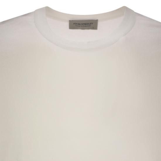 John Smedley JOHN SMEDLEY Men Sweater KEMPTON WHITE Size US XL / EU 56 / 4 - 4 Thumbnail