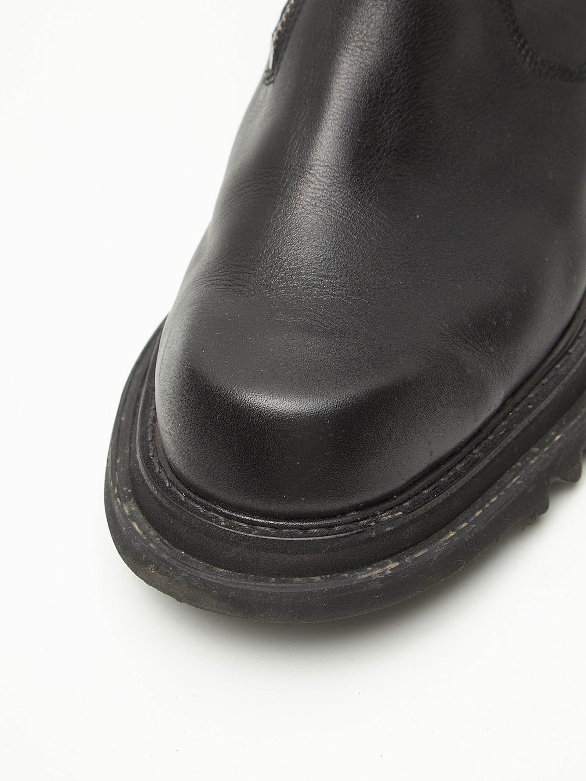 Julius Black Pockets Detailed Leather High Top Boots Size US 12.5 / EU 45-46 - 4 Thumbnail