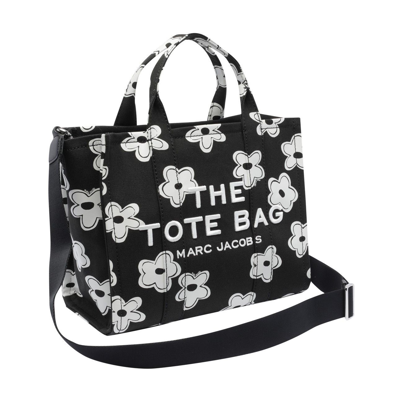 Marc Jacobs THE DAISY CANVAS MEDIUM TOTE BAG Size ONE SIZE - 2 Thumbnail