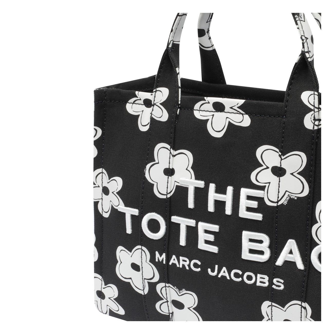 Marc Jacobs THE DAISY CANVAS MEDIUM TOTE BAG Size ONE SIZE - 4 Thumbnail
