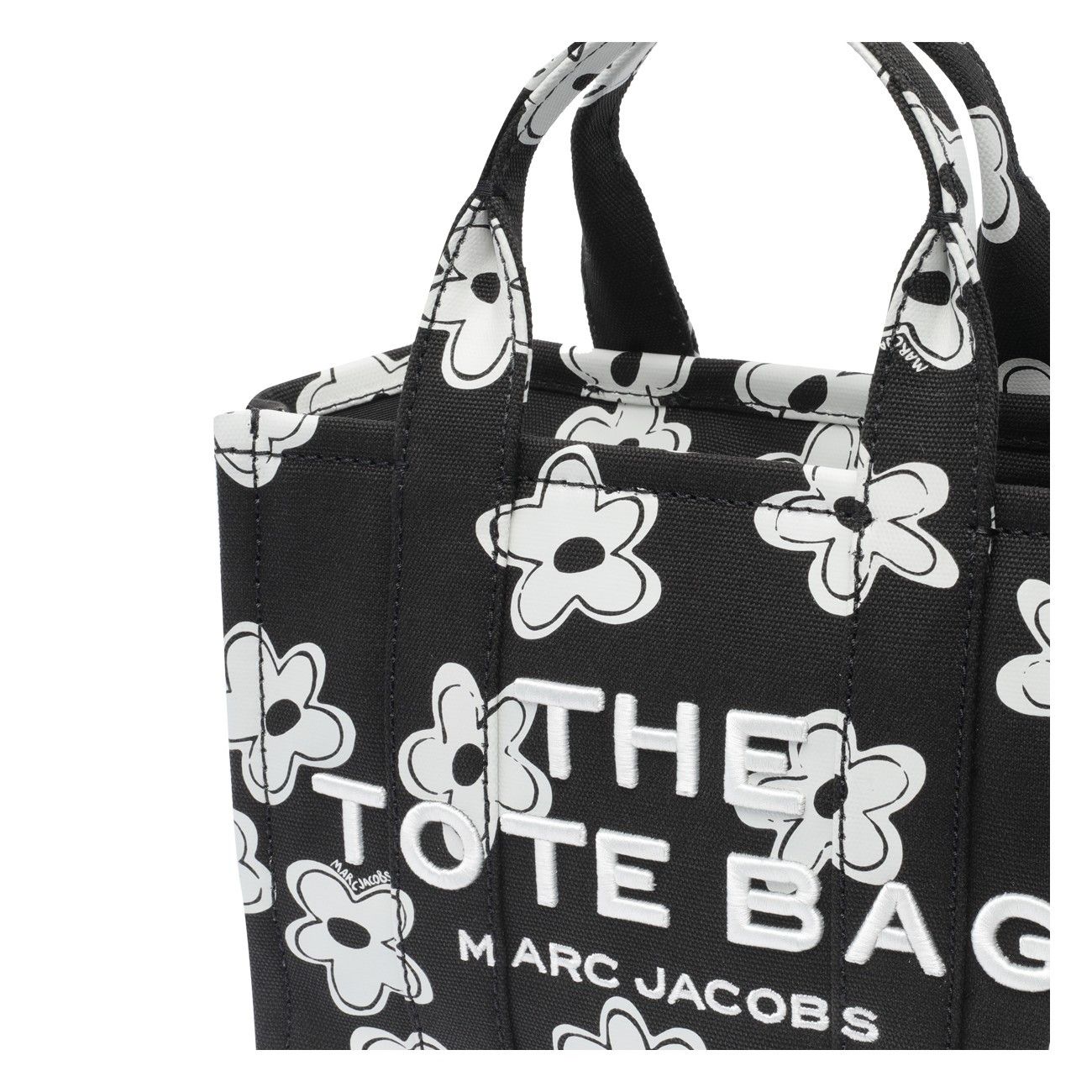 Marc Jacobs THE DAISY CANVAS SMALL TOTE BAG Size ONE SIZE - 4 Thumbnail