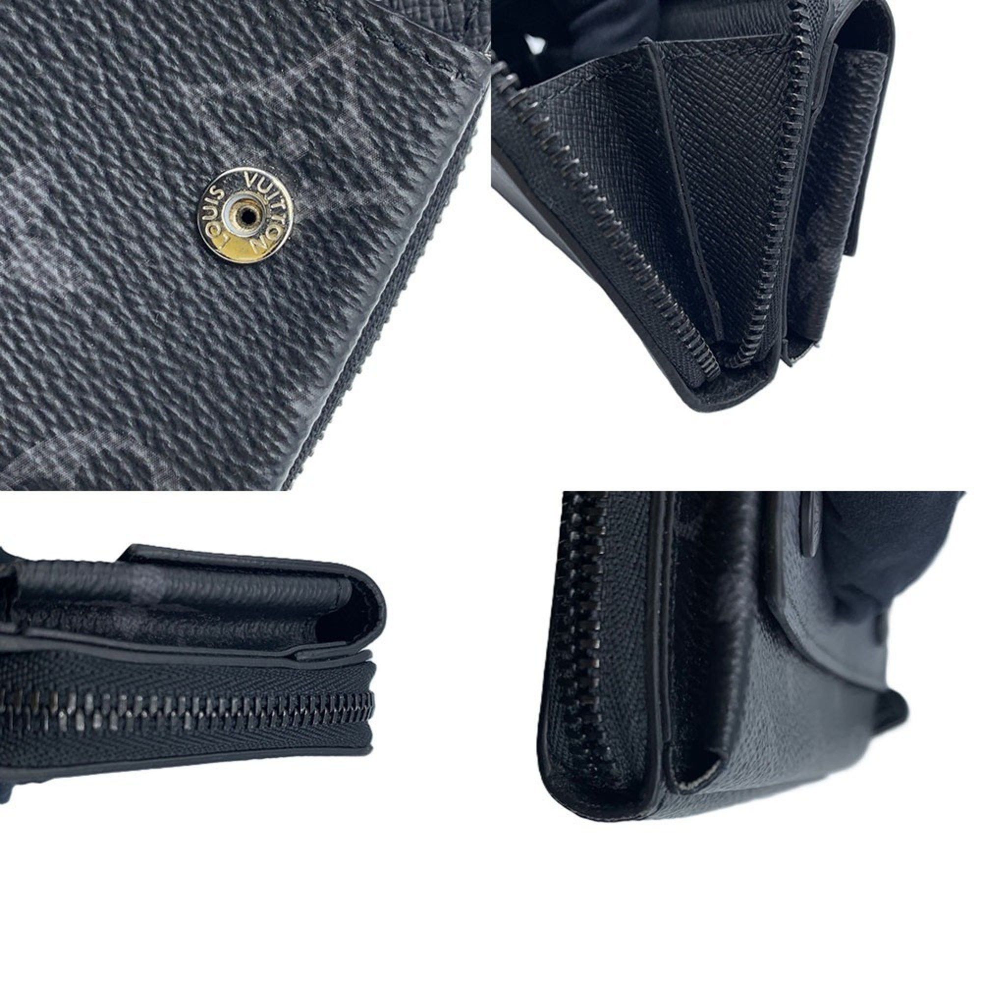 Louis Vuitton Louis Vuitton Monogram Eclipse Zippy Organizer Compact Wallet M82771 LOUIS VUITTON Size ONE SIZE - 5 Thumbnail