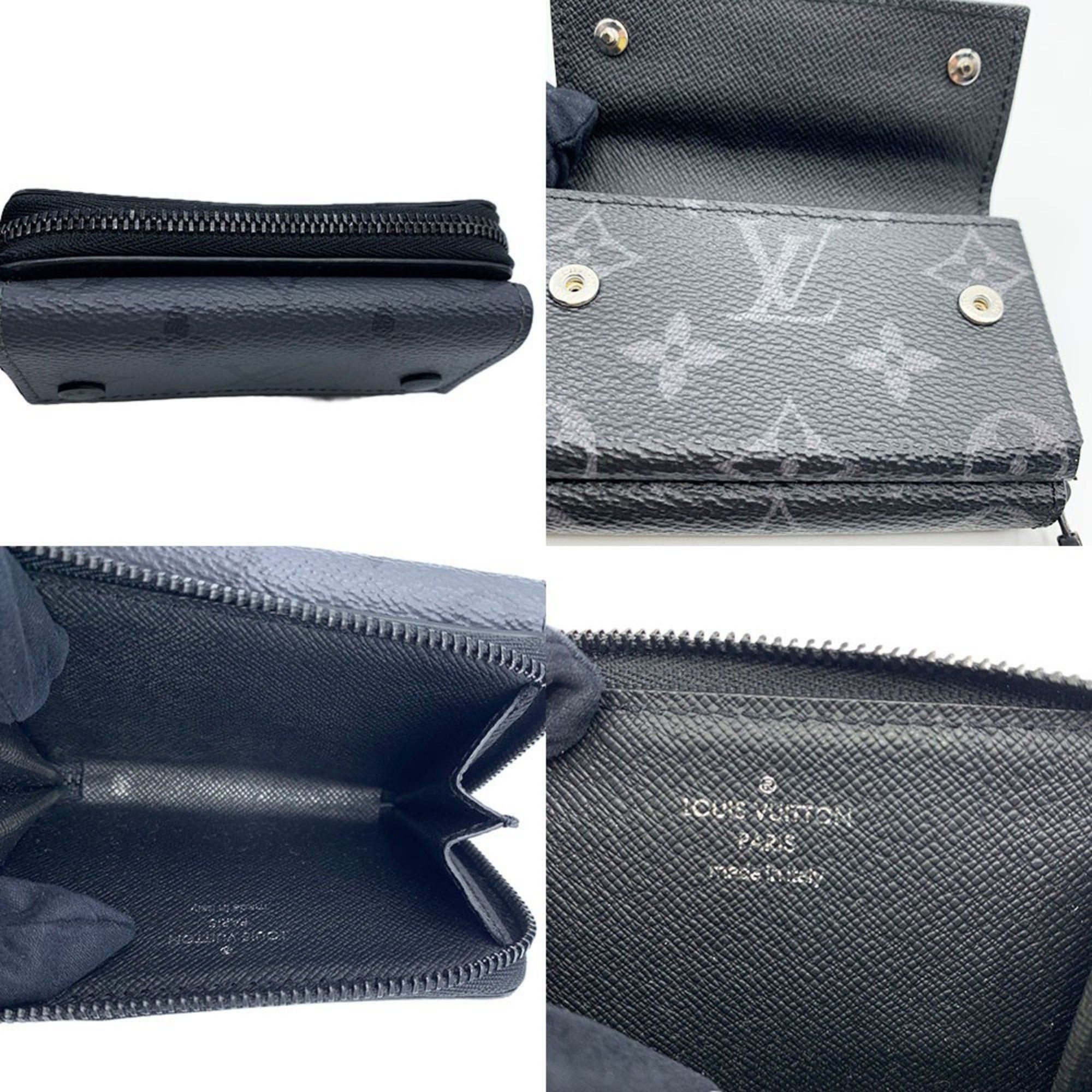Louis Vuitton Louis Vuitton Monogram Eclipse Zippy Organizer Compact Wallet M82771 LOUIS VUITTON Size ONE SIZE - 4 Thumbnail