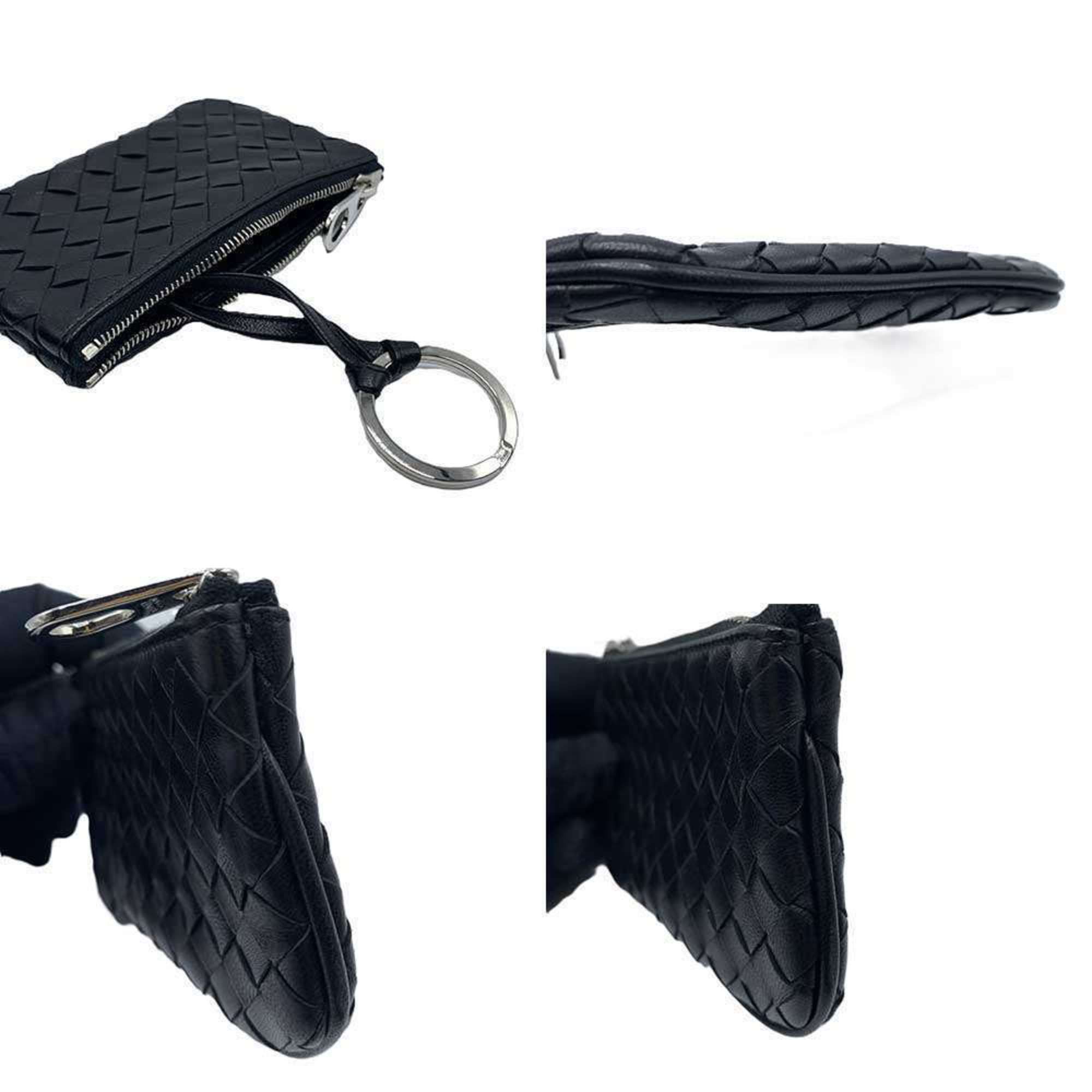 Bottega Veneta Bottega Veneta Key Pouch Intrecciato Wallet/Coin Case Coin Purse Ring Black 131232 V0016 BOTTEGA VENETA Size ONE SIZE - 5 Thumbnail