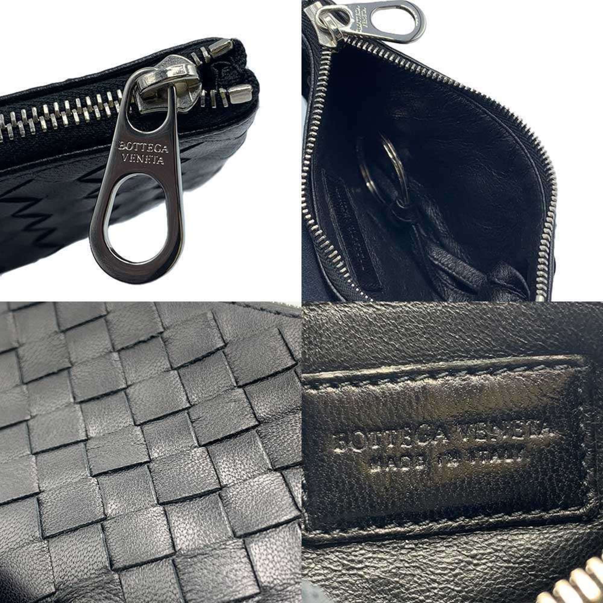 Bottega Veneta Bottega Veneta Key Pouch Intrecciato Wallet/Coin Case Coin Purse Ring Black 131232 V0016 BOTTEGA VENETA Size ONE SIZE - 4 Thumbnail