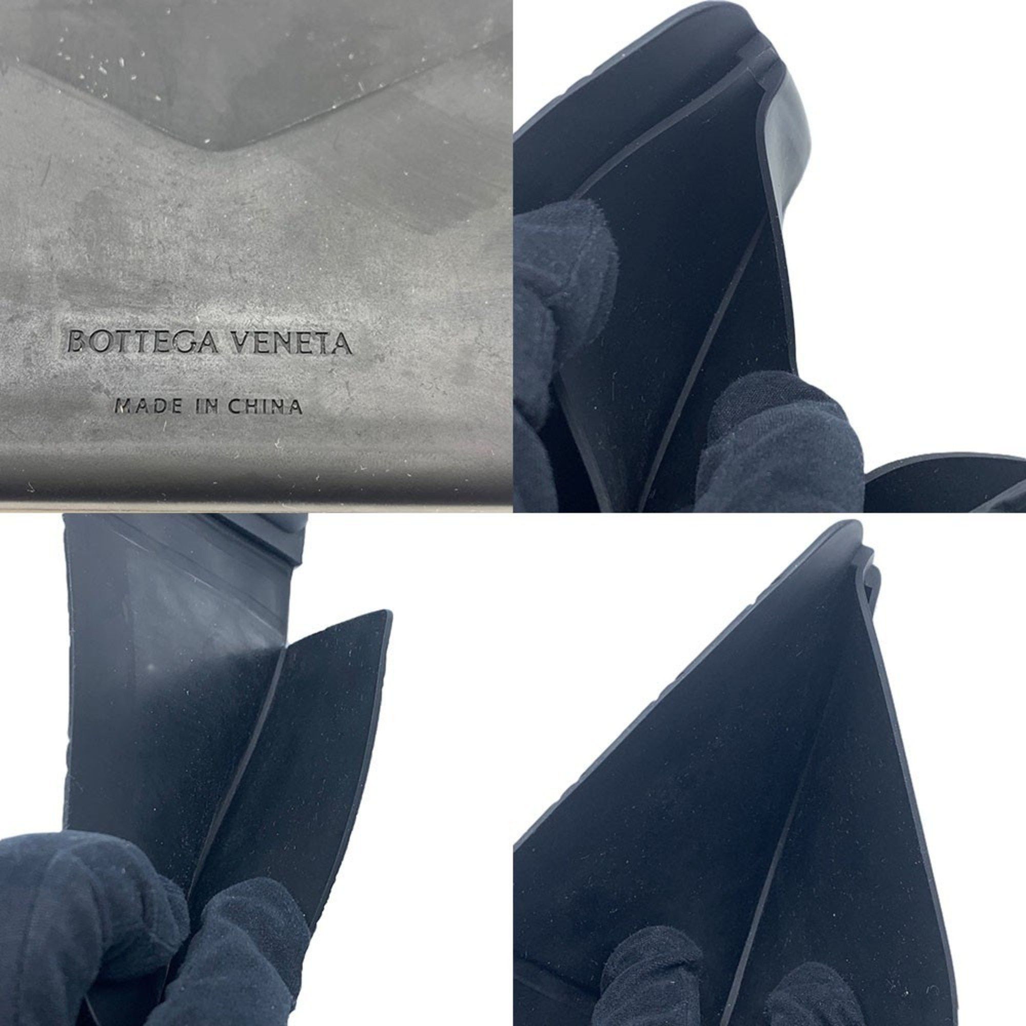 Bottega Veneta Bottega Veneta Intrecciato Bi-fold Wallet Black Rubber Men's BOTTEGA VENETA A Rank Size ONE SIZE - 5 Thumbnail