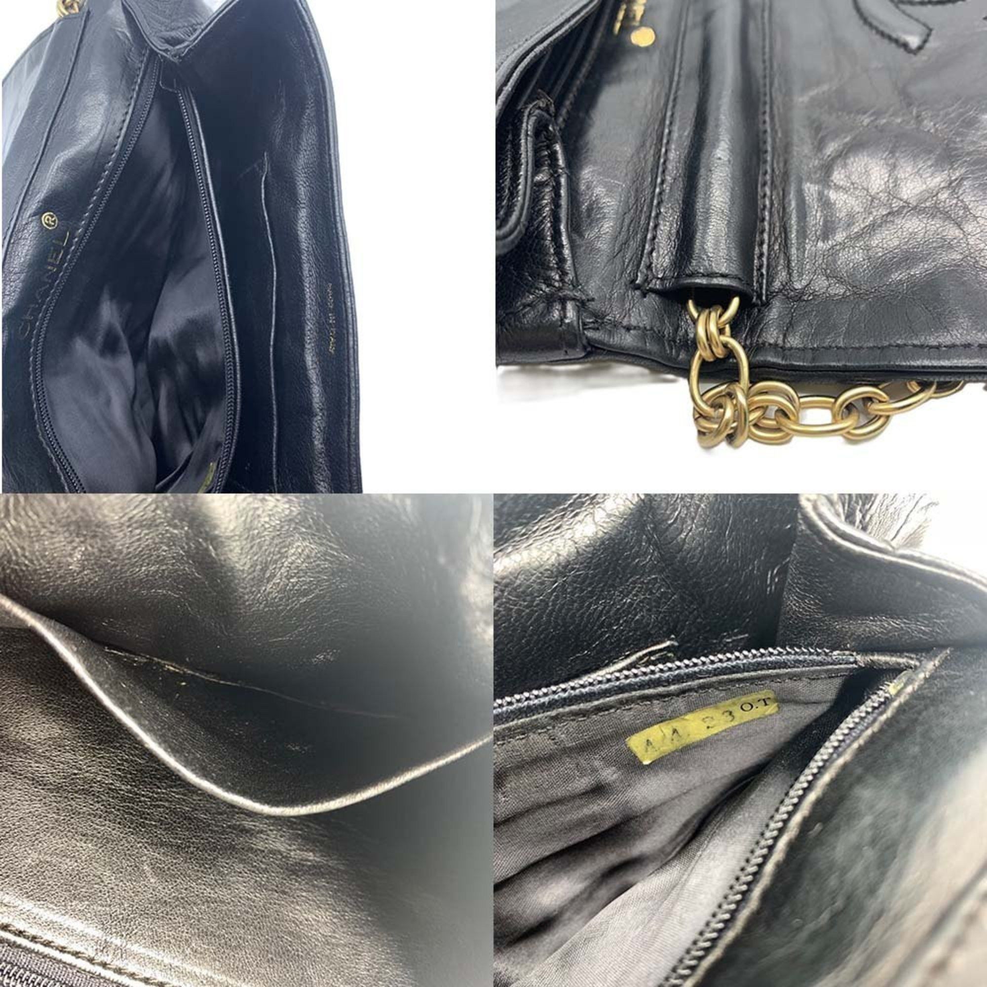 Chanel Chanel Chain Shoulder Bag Lambskin Half Moon CHANEL Size ONE SIZE - 5 Thumbnail