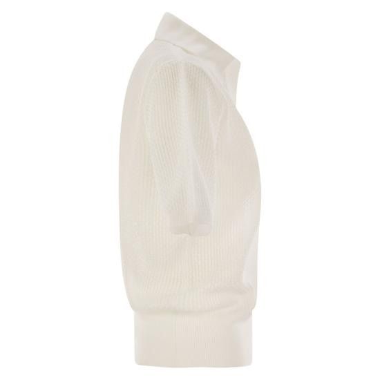 Fabiana Filippi FABIANA FILIPPI Women Sweater MAD275F486 WHITE Size M / US 6-8 / IT 42-44 - 3 Thumbnail