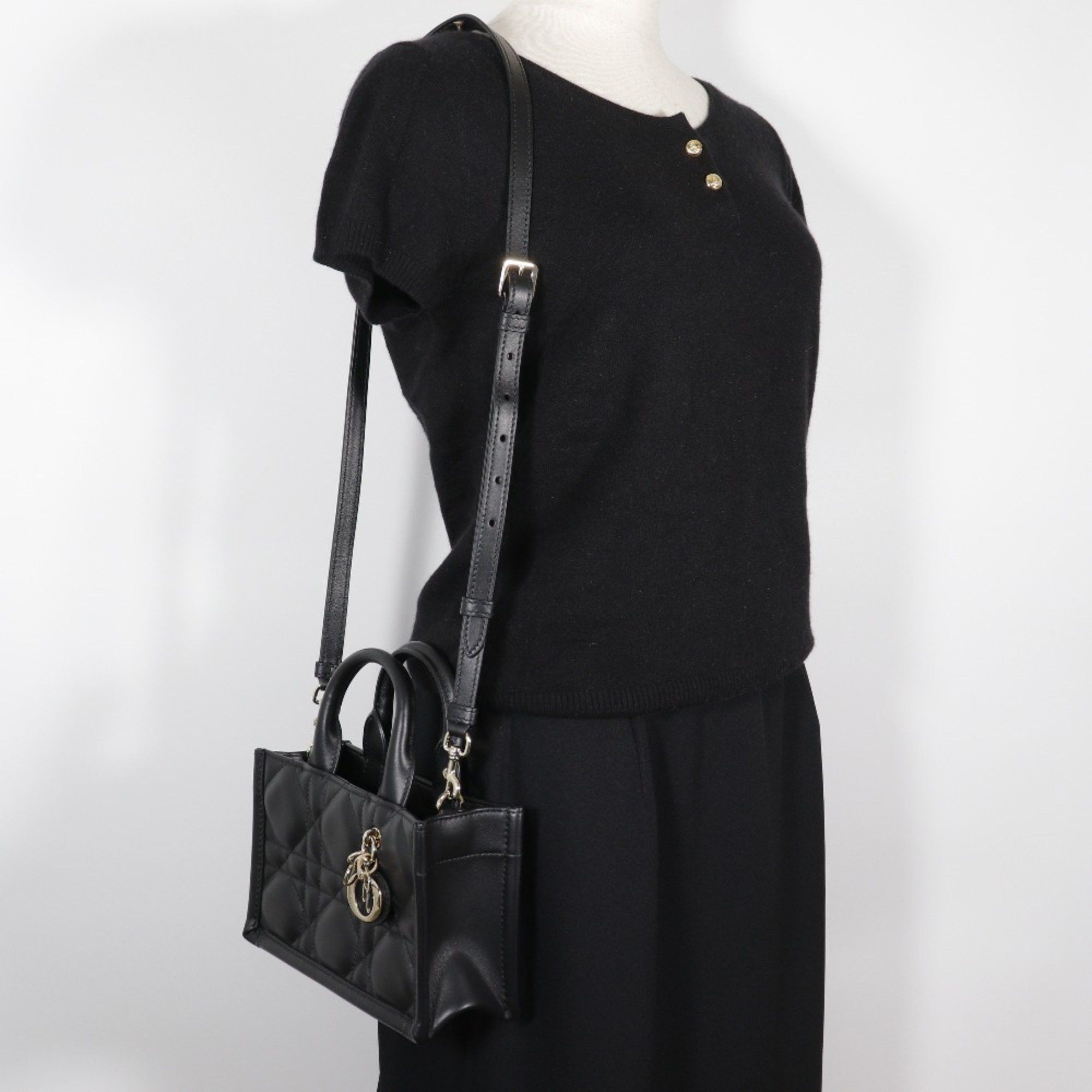 Dior Dior Cannage Lady handbag Size ONE SIZE - 10 Thumbnail