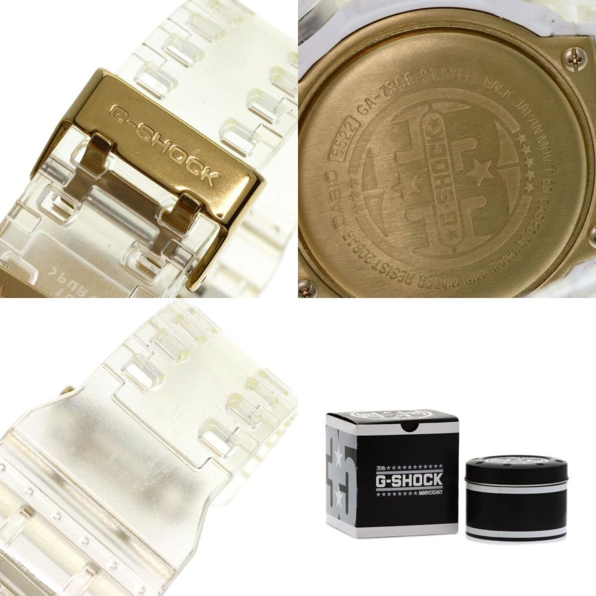 Casio Casio GA-735E-7AJR G.Shock 35th Anniversary Watch Stainless Steel Resin Men's CASIO Size ONE SIZE - 10 Thumbnail