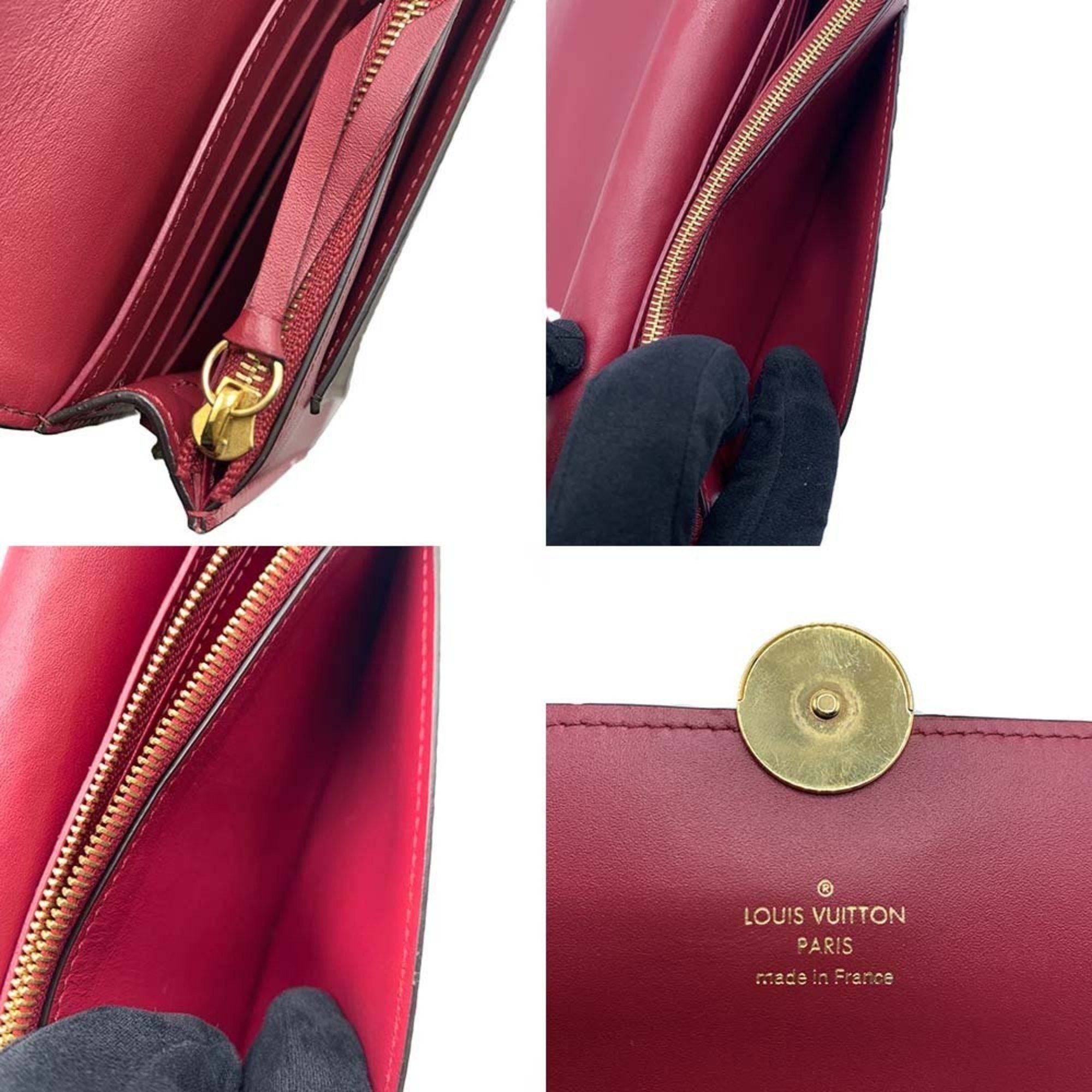 Louis Vuitton Louis Vuitton Chain Wallet Portefeuille Flor Shoulder Monogram Fuchsia Pochette Clutch Flower M69578 LOUIS VUITTON Size ONE SIZE - 6 Thumbnail