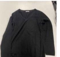 N.Peal Black V-Neck Cashmere Knit Top Size M / US 6-8 / IT 42-44 - 5 Thumbnail
