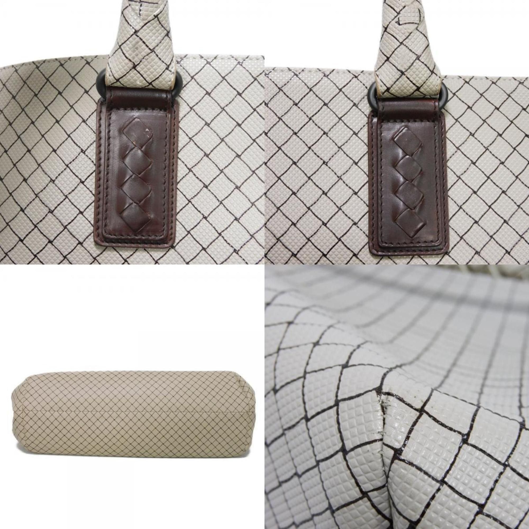 Bottega Veneta BOTTEGA VENETA Tote Bag Marco Polo Medium PU Grey Calf Brown Intrecciato Gainsboro 222498 V0081 1568 Men's Size ONE SIZE - 19 Thumbnail