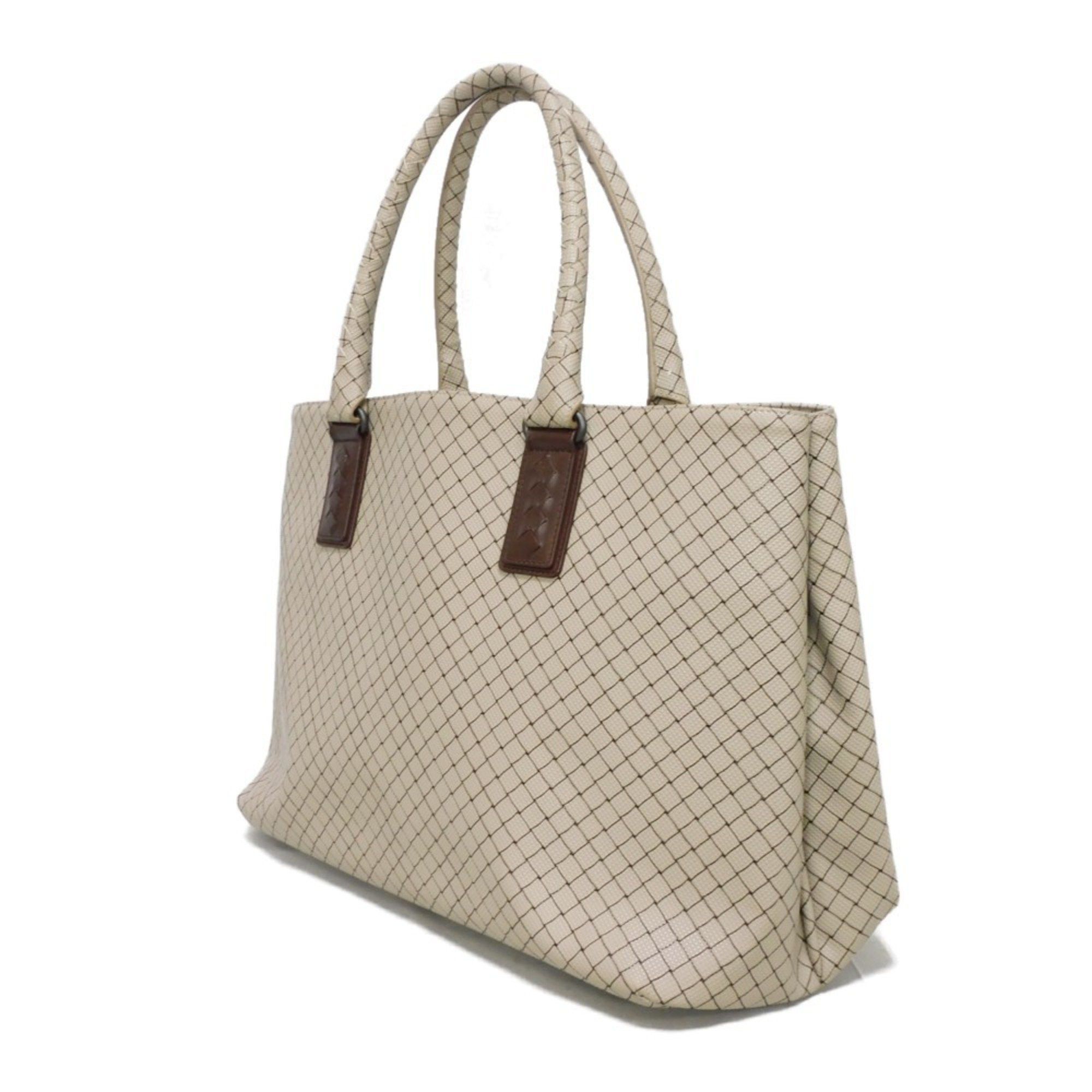 Bottega Veneta BOTTEGA VENETA Tote Bag Marco Polo Medium PU Grey Calf Brown Intrecciato Gainsboro 222498 V0081 1568 Men's Size ONE SIZE - 2 Thumbnail