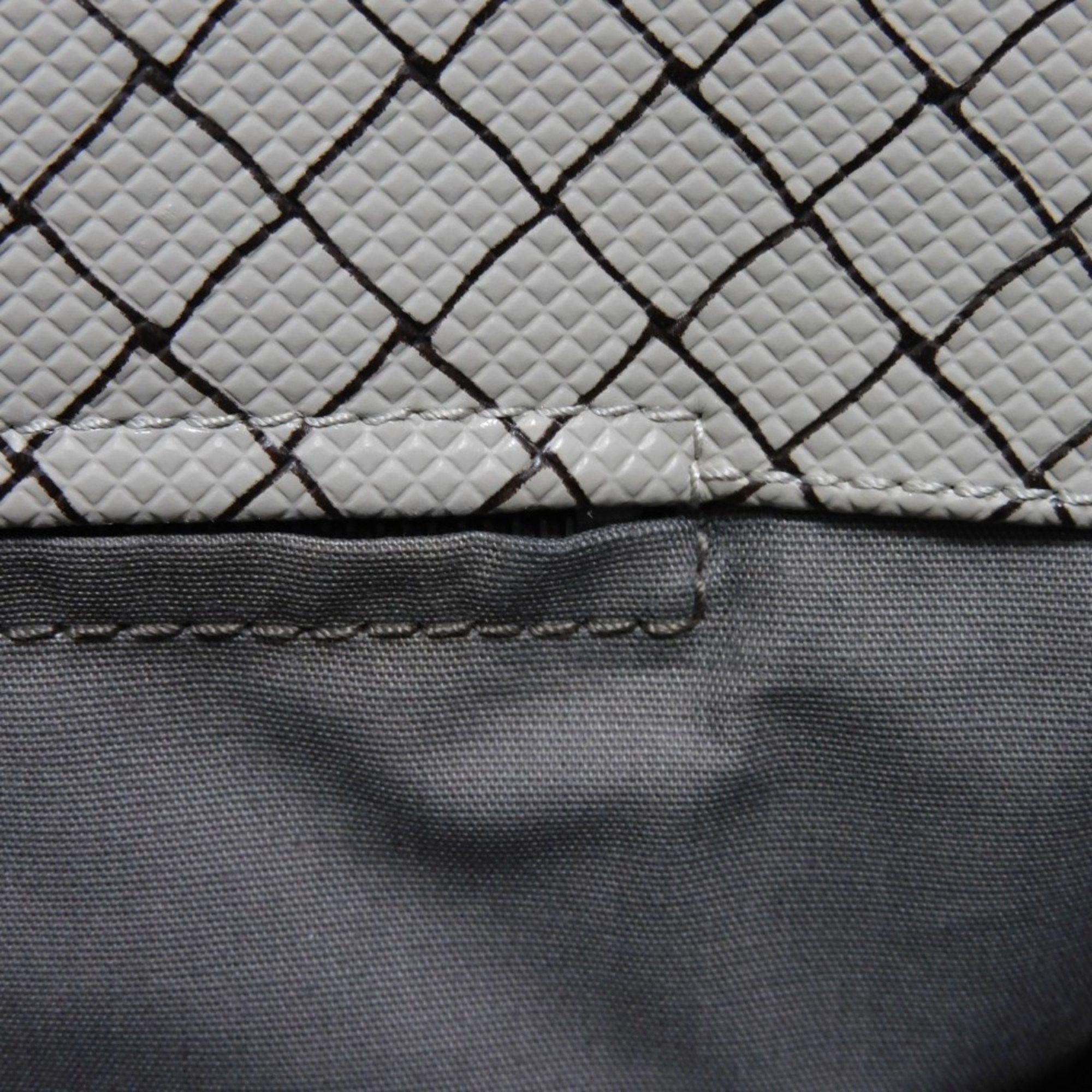 Bottega Veneta BOTTEGA VENETA Tote Bag Marco Polo Medium PU Grey Calf Brown Intrecciato Gainsboro 222498 V0081 1568 Men's Size ONE SIZE - 7 Thumbnail