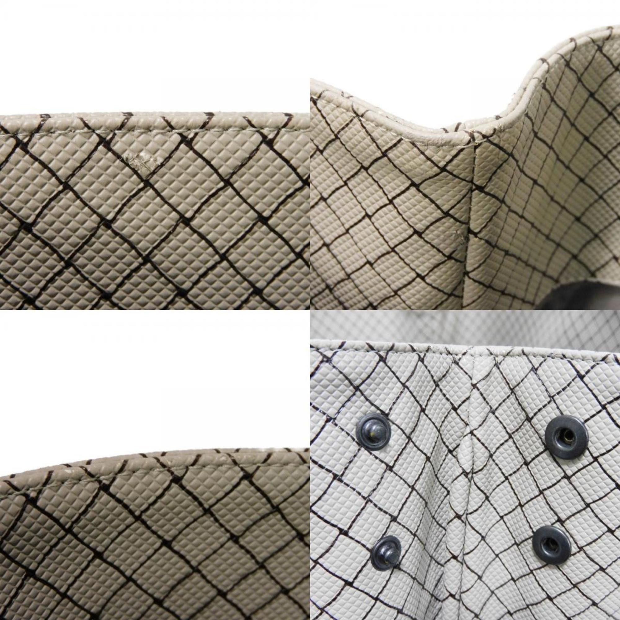 Bottega Veneta BOTTEGA VENETA Tote Bag Marco Polo Medium PU Grey Calf Brown Intrecciato Gainsboro 222498 V0081 1568 Men's Size ONE SIZE - 12 Thumbnail