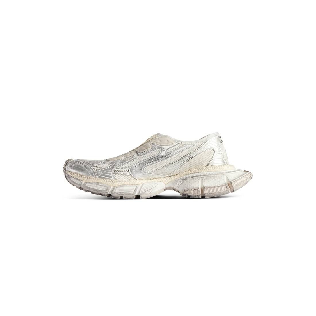 Balenciaga Men's 3xl Slip On Sneaker in Eggshell Size US 9 / EU 42 - 4 Thumbnail