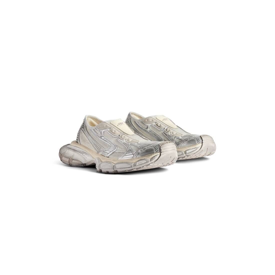 Balenciaga Men's 3xl Slip On Sneaker in Eggshell Size US 13 / EU 46 - 2 Thumbnail