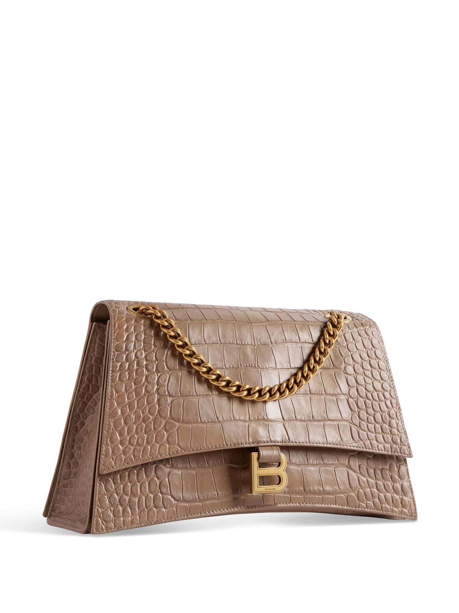 Balenciaga Crush Medium Chain Bag Crocodile Embossed Size ONE SIZE - 4 Thumbnail