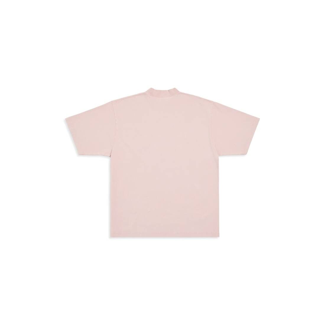 Balenciaga Back Flip T-shirt Medium Fit in Light Pink Size US XS / EU 42 / 0 - 2 Thumbnail