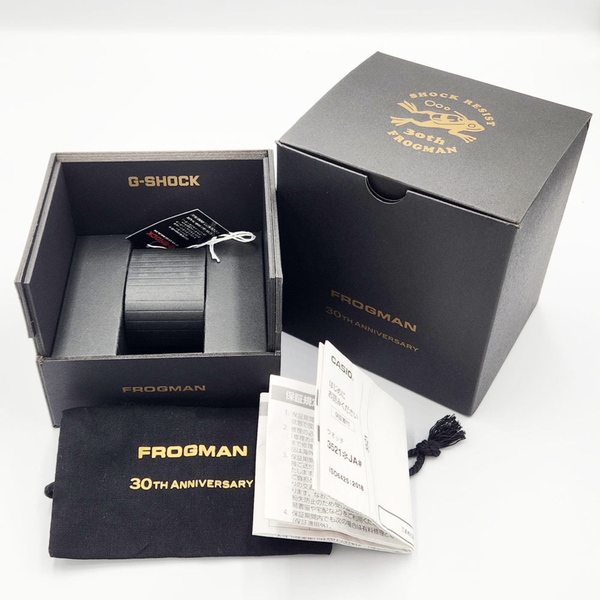 Casio CASIO G-Shock Frogman 30th Anniversary Model GW-8230B-9AJR Black Yellow Titanium S Men's Watch Size ONE SIZE - 11 Thumbnail