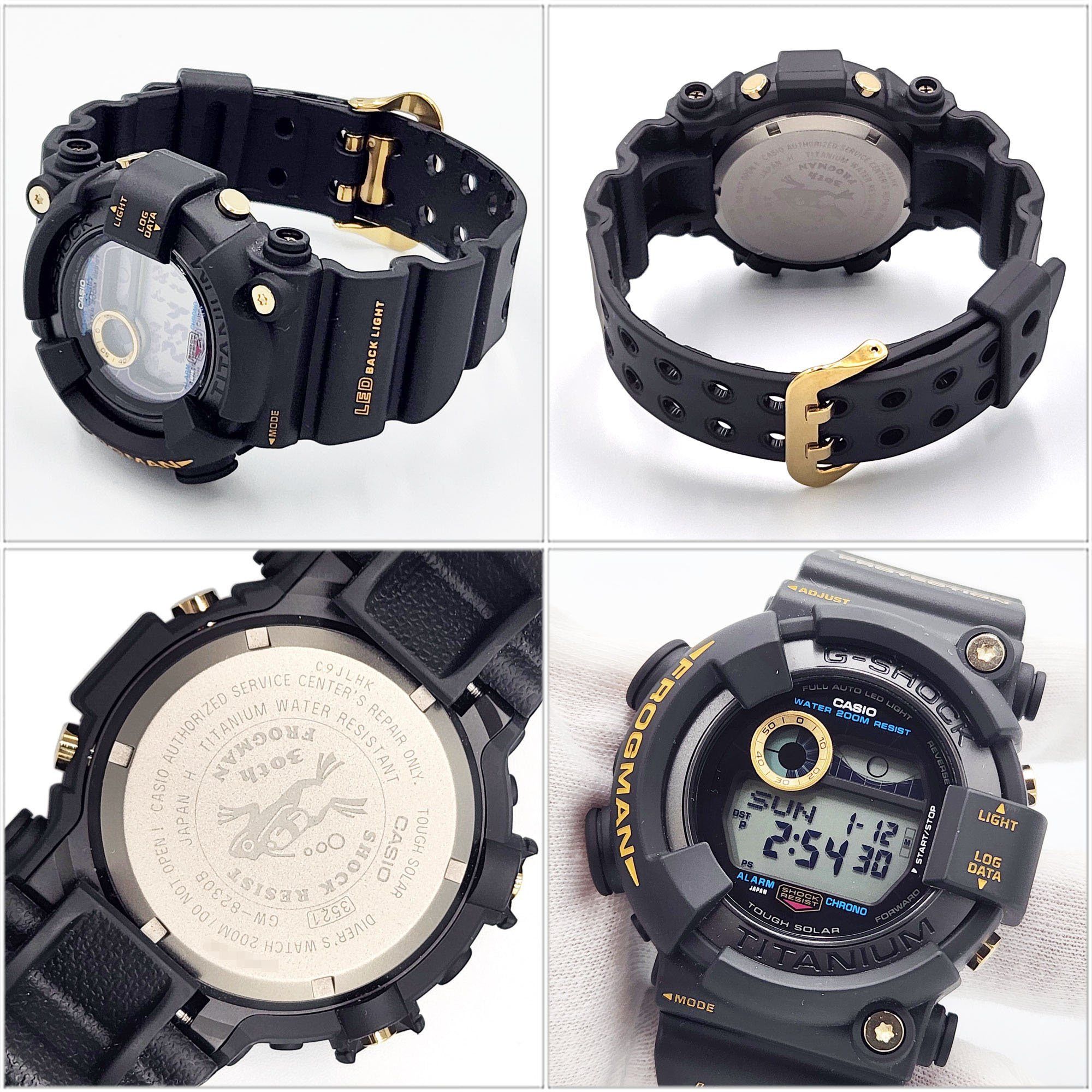 Casio CASIO G-Shock Frogman 30th Anniversary Model GW-8230B-9AJR Black Yellow Titanium S Men's Watch Size ONE SIZE - 3 Thumbnail