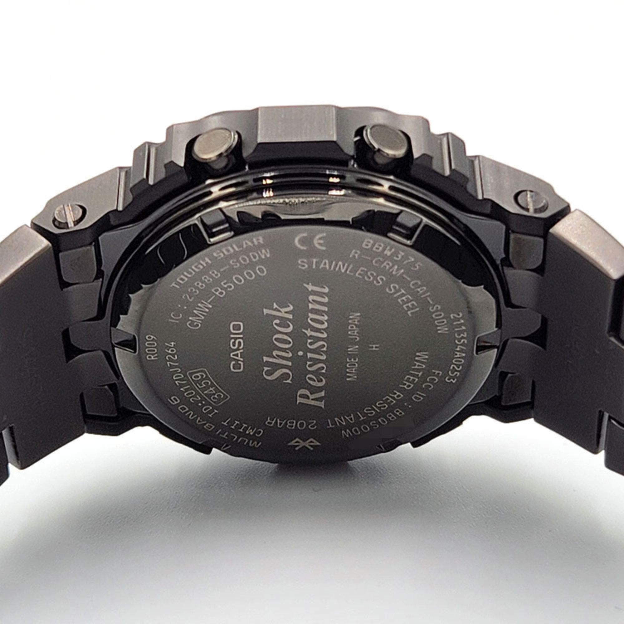 Casio CASIO G-Shock Digital Dial Full Metal B5000MB-1JF Black Stainless Steel S Wristwatch Men's Size ONE SIZE - 9 Thumbnail