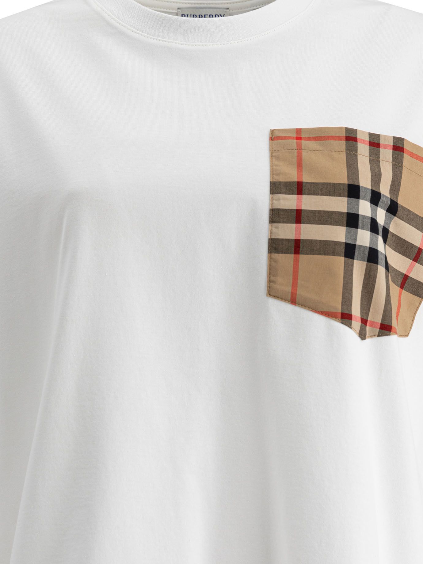 Burberry Cotton Crew Neck T-Shirt Size S / US 4 / IT 40 - 3 Thumbnail