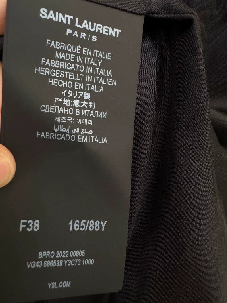 Saint Laurent Paris Saint Laurent Black Heart Suit Jacket Size US M / EU 48-50 / 2 - 3 Thumbnail