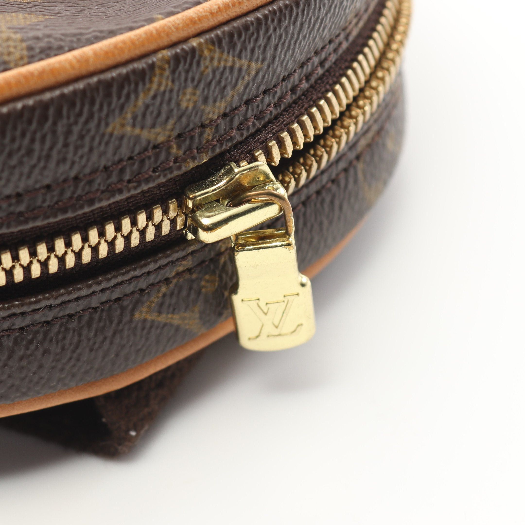 Louis Vuitton Louis Vuitton Pochette Ganju Monogram Body Bag Leather Brown Size ONE SIZE - 10 Thumbnail